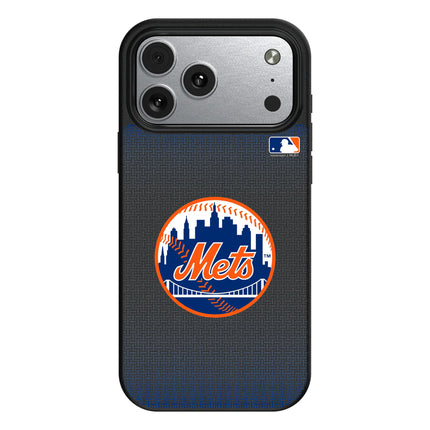 New York Mets Linen MagSafe Compatible Phone Case for Apple iPhone