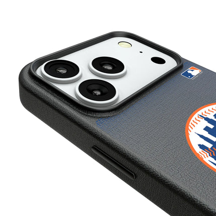 New York Mets Linen MagSafe Compatible Phone Case for Apple iPhone