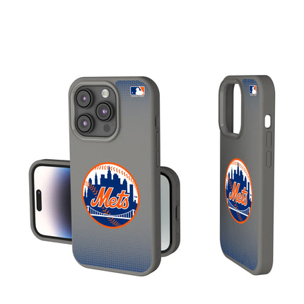 New York Mets Linen Soft Touch Phone Case for Apple iPhone