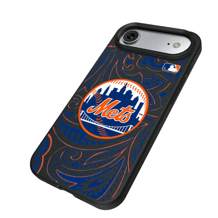 New York Mets Paisley MagSafe Compatible Phone Case for Apple iPhone