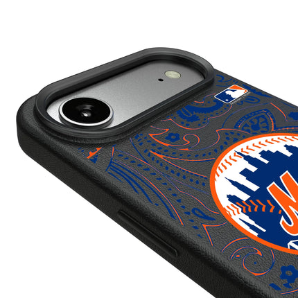 New York Mets Paisley MagSafe Compatible Phone Case for Apple iPhone