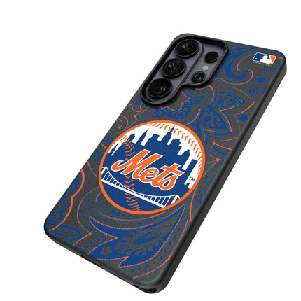 New York Mets Paisley MagSafe Compatible Phone Case for Samsung Galaxy