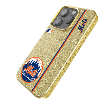 New York Mets Sidebar Bling Phone Case for Apple iPhone