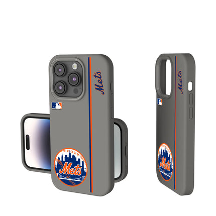 New York Mets Sidebar Soft Touch Phone Case for Apple iPhone
