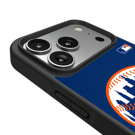 New York Mets Solid Bump Phone Case for Apple iPhone