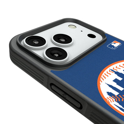 New York Mets Solid Bump Phone Case for Apple iPhone