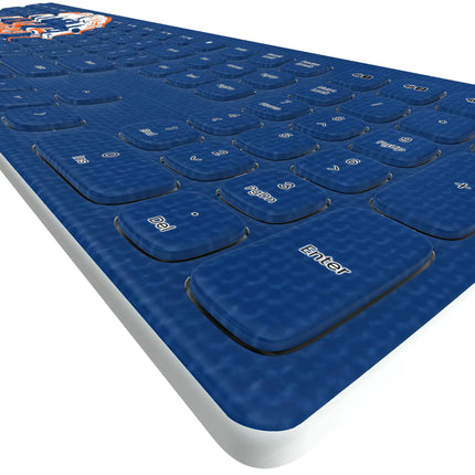 New York Mets Solid Curved Wireless Keyboard