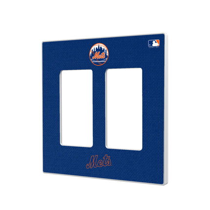New York Mets Solid Hidden-Screw Light Switch Plate