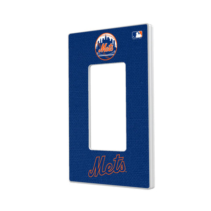 New York Mets Solid Hidden-Screw Light Switch Plate