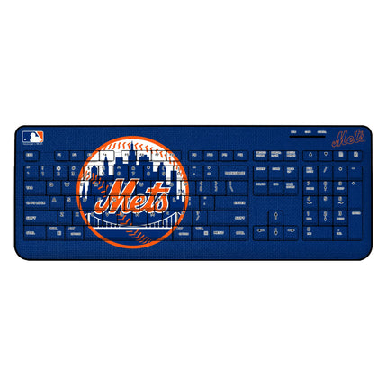 New York Mets Solid Wireless USB Keyboard