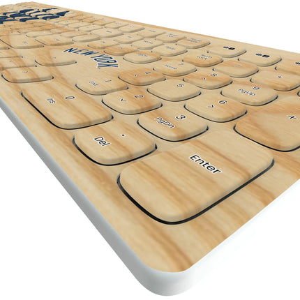 New York Yankees Baseball Bat Curved Wireless Keyboard