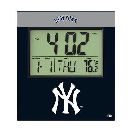 New York Yankees Color Block Wall Clock