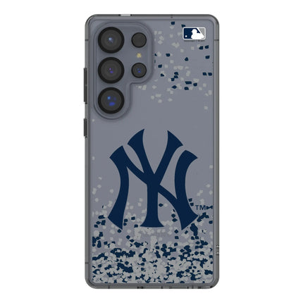 New York Yankees Confetti Clear Phone Case for Samsung Galaxy