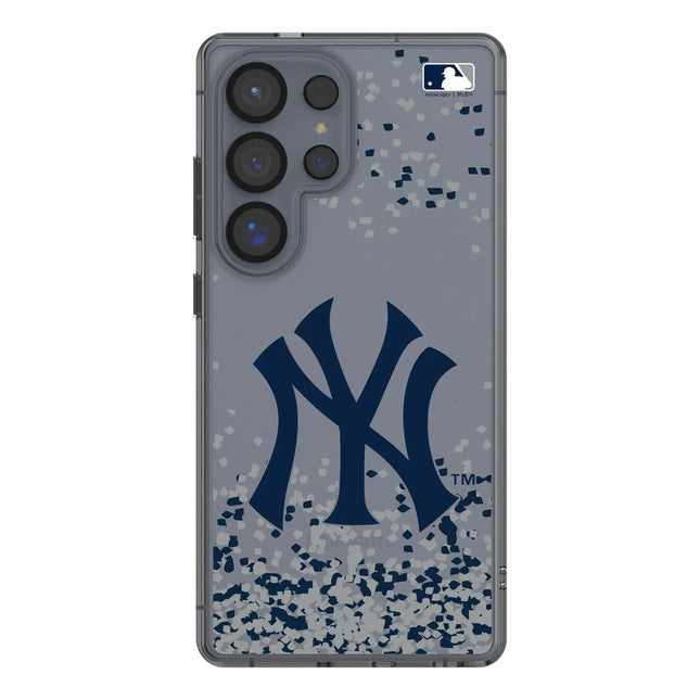 New York Yankees Confetti Clear Phone Case for Samsung Galaxy