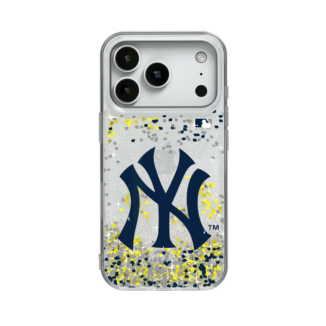 New York Yankees Confetti Glitter Phone Case for Apple iPhone