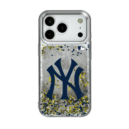 New York Yankees Confetti Glitter Phone Case for Apple iPhone