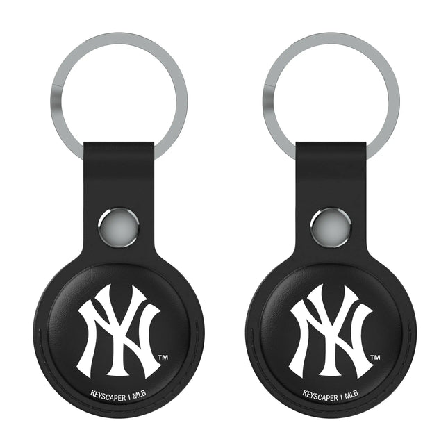 New York Yankees Insignia Black Airtag Holder 2-Pack