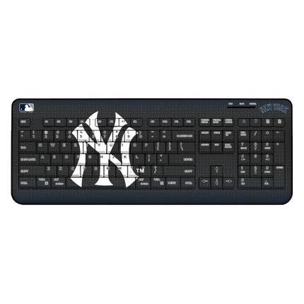New York Yankees Linen Wireless USB Keyboard