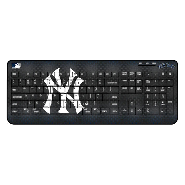 New York Yankees Linen Wireless USB Keyboard