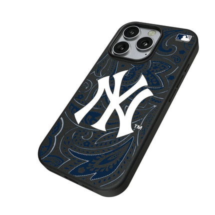 New York Yankees Paisley MagSafe Compatible Phone Case for Apple iPhone