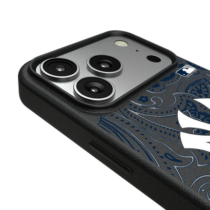 New York Yankees Paisley MagSafe Compatible Phone Case for Apple iPhone