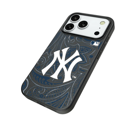 New York Yankees Paisley MagSafe Compatible Phone Case for Apple iPhone