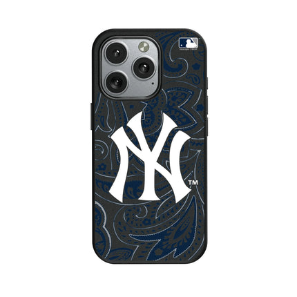 New York Yankees Paisley MagSafe Compatible Phone Case for Apple iPhone
