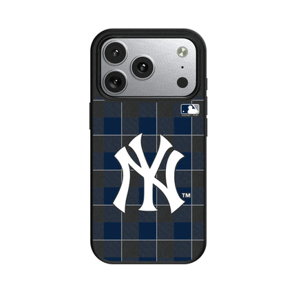 New York Yankees Plaid MagSafe Compatible Phone Case for Apple iPhone