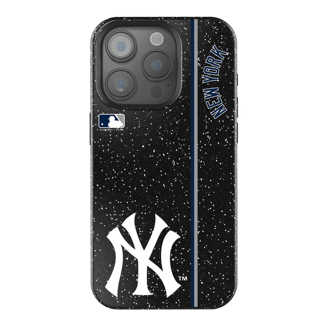 New York Yankees Sidebar Black Bling Phone Case for Apple iPhone