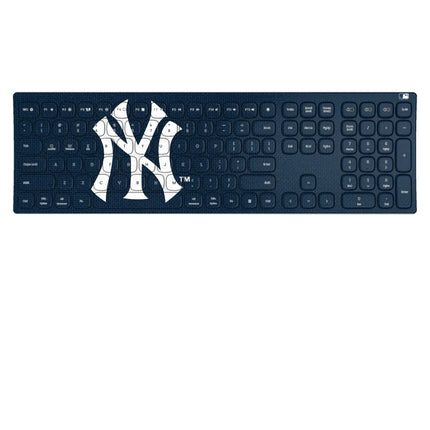 New York Yankees Solid Curved Wireless Keyboard