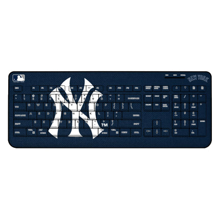New York Yankees Solid Wireless USB Keyboard