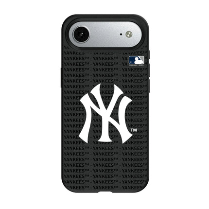 New York Yankees Text Backdrop MagSafe Compatible Phone Case for Apple iPhone