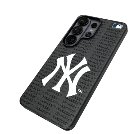 New York Yankees Text Backdrop MagSafe Compatible Phone Case for Samsung Galaxy
