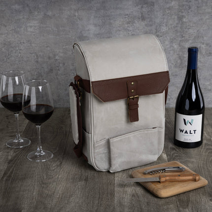2-Bottle Insulated Wine & Cheese Cooler Tote