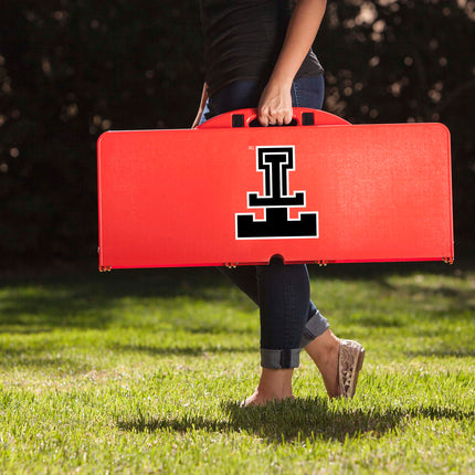 Texas Tech Red Raiders Picnic Table Portable Folding Table with Seats