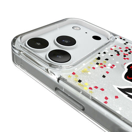 North Carolina State University Wolfpack Confetti Glitter Phone Case for Apple iPhone