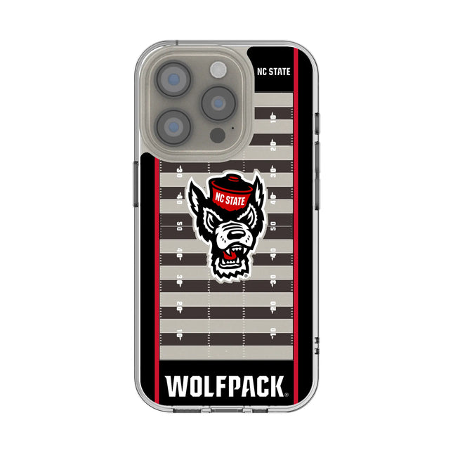 North Carolina State University Wolfpack Field Clear Phone Case for Apple iPhone