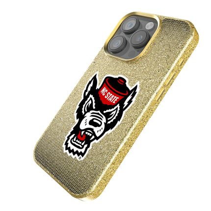 North Carolina State University Wolfpack Linen Bling Phone Case for Apple iPhone