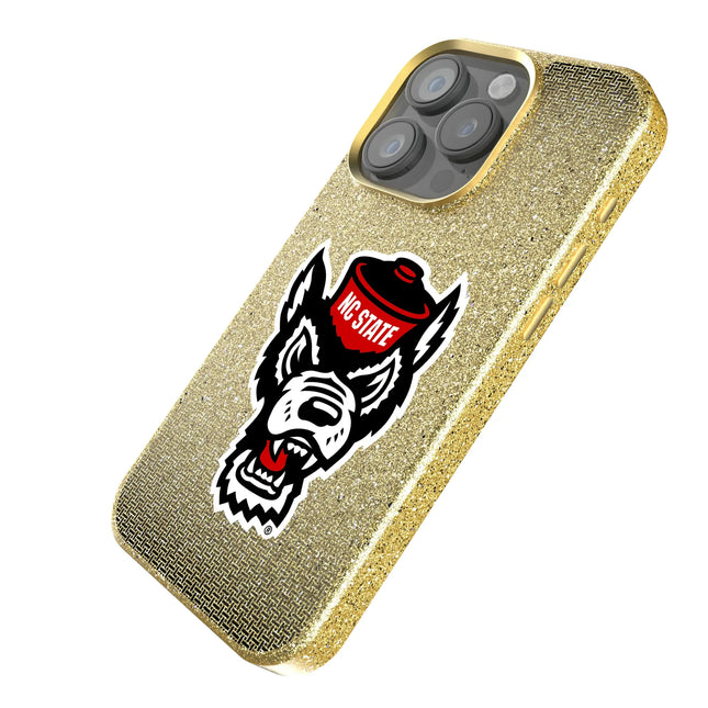 North Carolina State University Wolfpack Linen Bling Phone Case for Apple iPhone