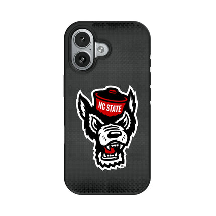 North Carolina State University Wolfpack Linen Bump Phone Case for Apple iPhone