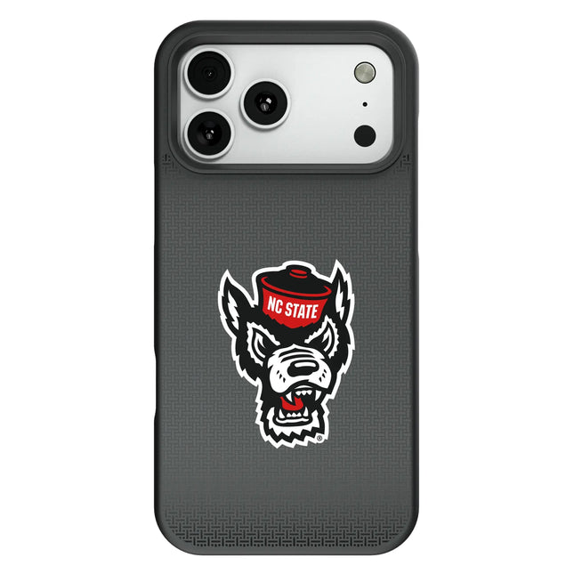 North Carolina State University Wolfpack Linen Bump Phone Case for Apple iPhone