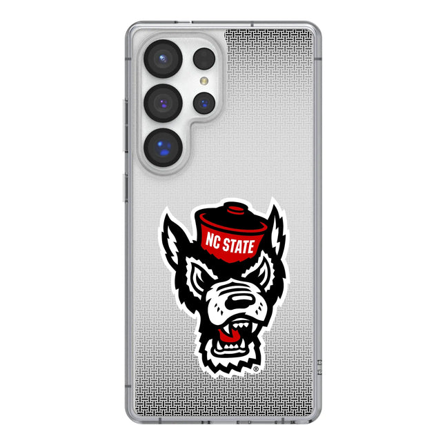 North Carolina State University Wolfpack Linen Clear Phone Case for Samsung Galaxy