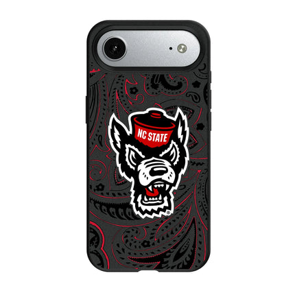 North Carolina State University Wolfpack Paisley MagSafe Compatible Phone Case for Apple iPhone