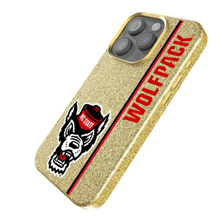 North Carolina State University Wolfpack Sidebar Bling Phone Case for Apple iPhone