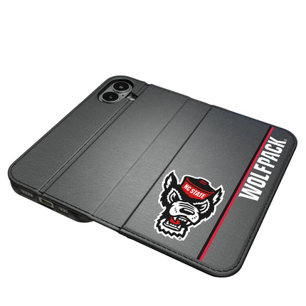 North Carolina State University Wolfpack Sidebar Folio 2.0 Case for Apple iPhone