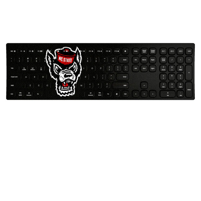 North Carolina State University Wolfpack Solid Curved Wireless Keyboard
