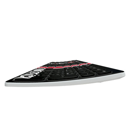 North Carolina State University Wolfpack Stripe Curved Wireless Keyboard