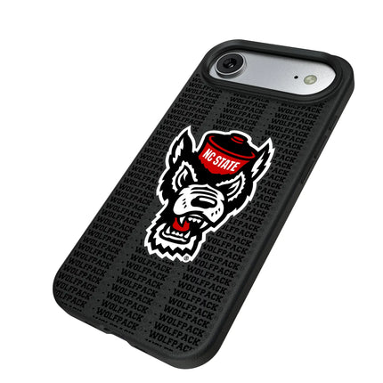 North Carolina State University Wolfpack Text Backdrop MagSafe Compatible Phone Case for Apple iPhone