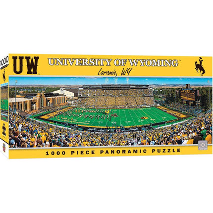 Wyoming Cowboys - 1000 Piece Panoramic Jigsaw Puzzle