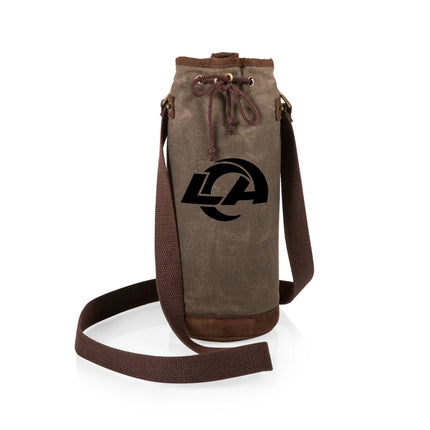 Los Angeles Rams - Waxed Canvas Wine Tote